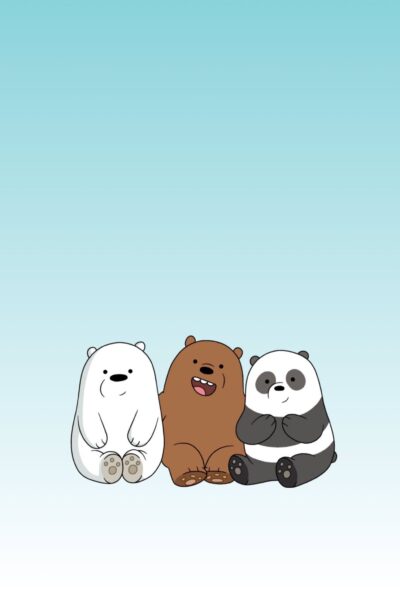 Hình nền điện thoại ba chú gấu dễ thương