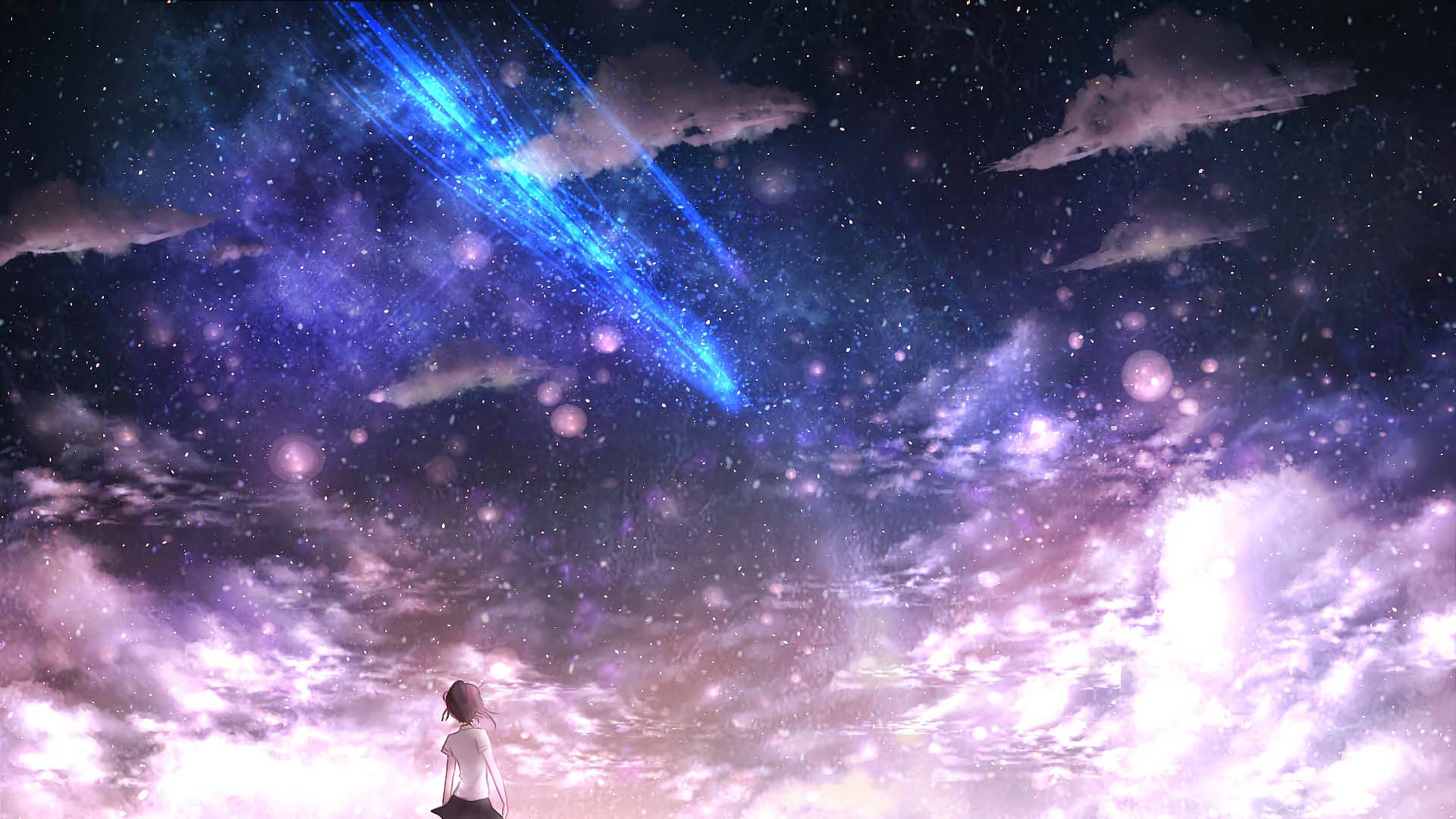 Tổng Hợp Hình ảnh Anime Galaxy Phong Cảnh đẹp Nhất