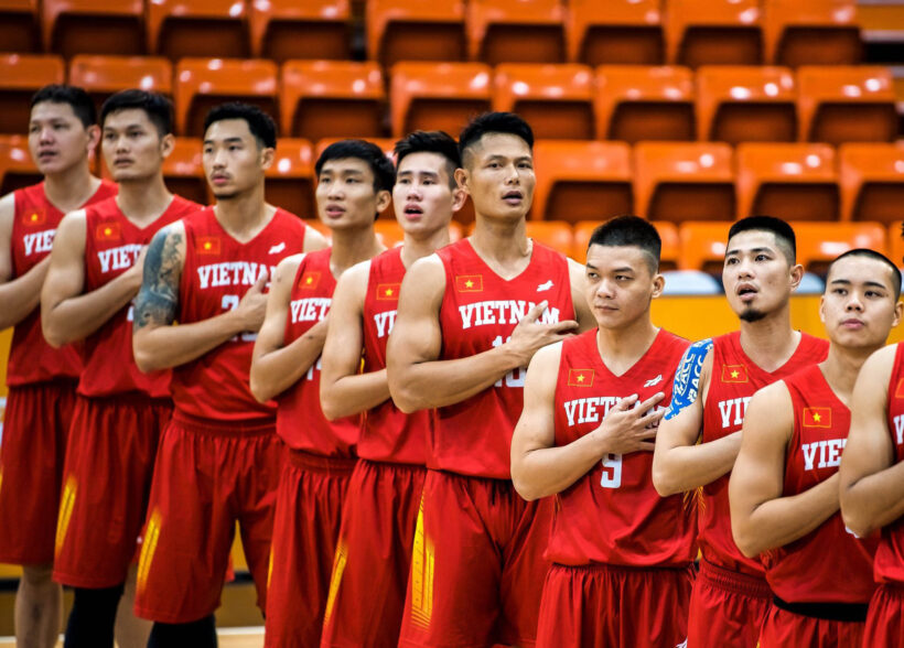 hình ảnh đội tuyển Việt Nam - tuyển bóng rổ nam