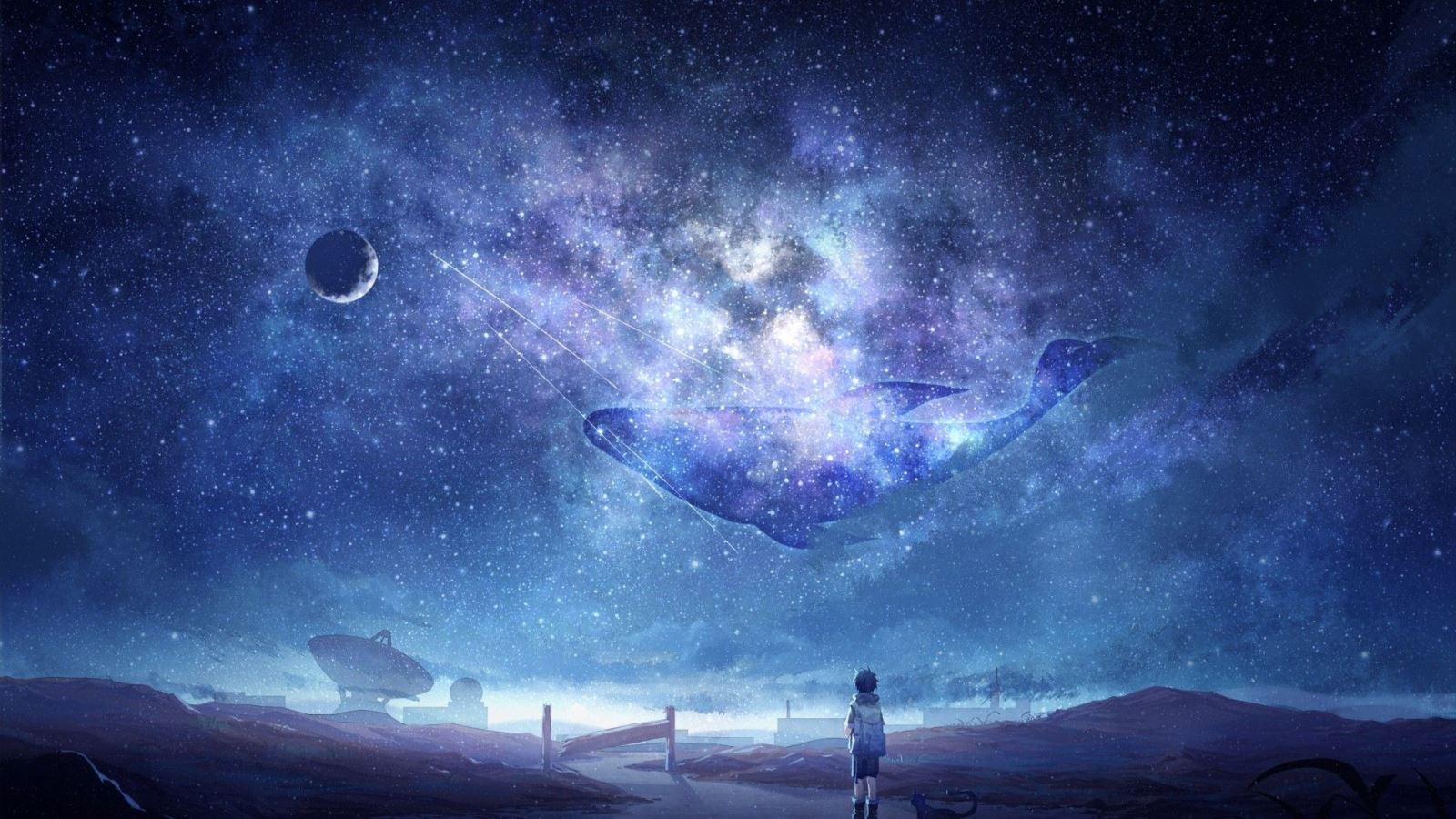 Hình ảnh anime galaxy huyền ảo, đẹp nhất