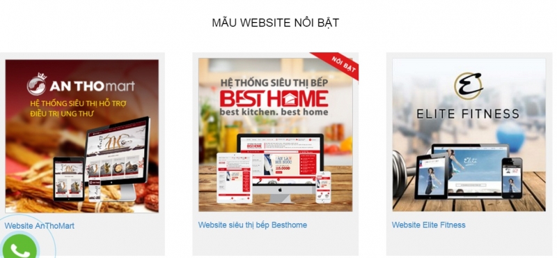 Một số những mẫu website nổi bật của Creative Việt Nam