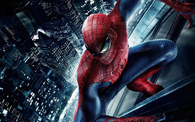 Hình ảnh Spider Man người nhện leo tường