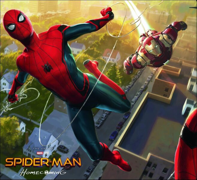 Hình ảnh Spider Man người nhện và người sắt