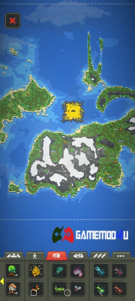 Hình ảnh trong game WorldBox mod apk full (đã mở khóa toàn bộ)