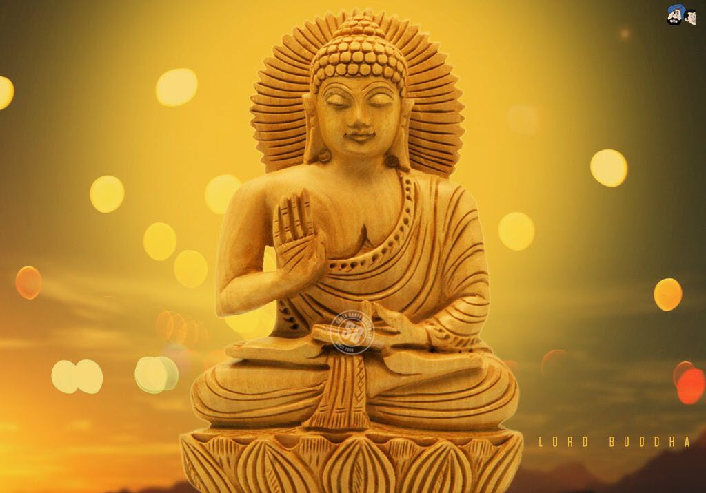 Ảnh Phật 3D soi sáng