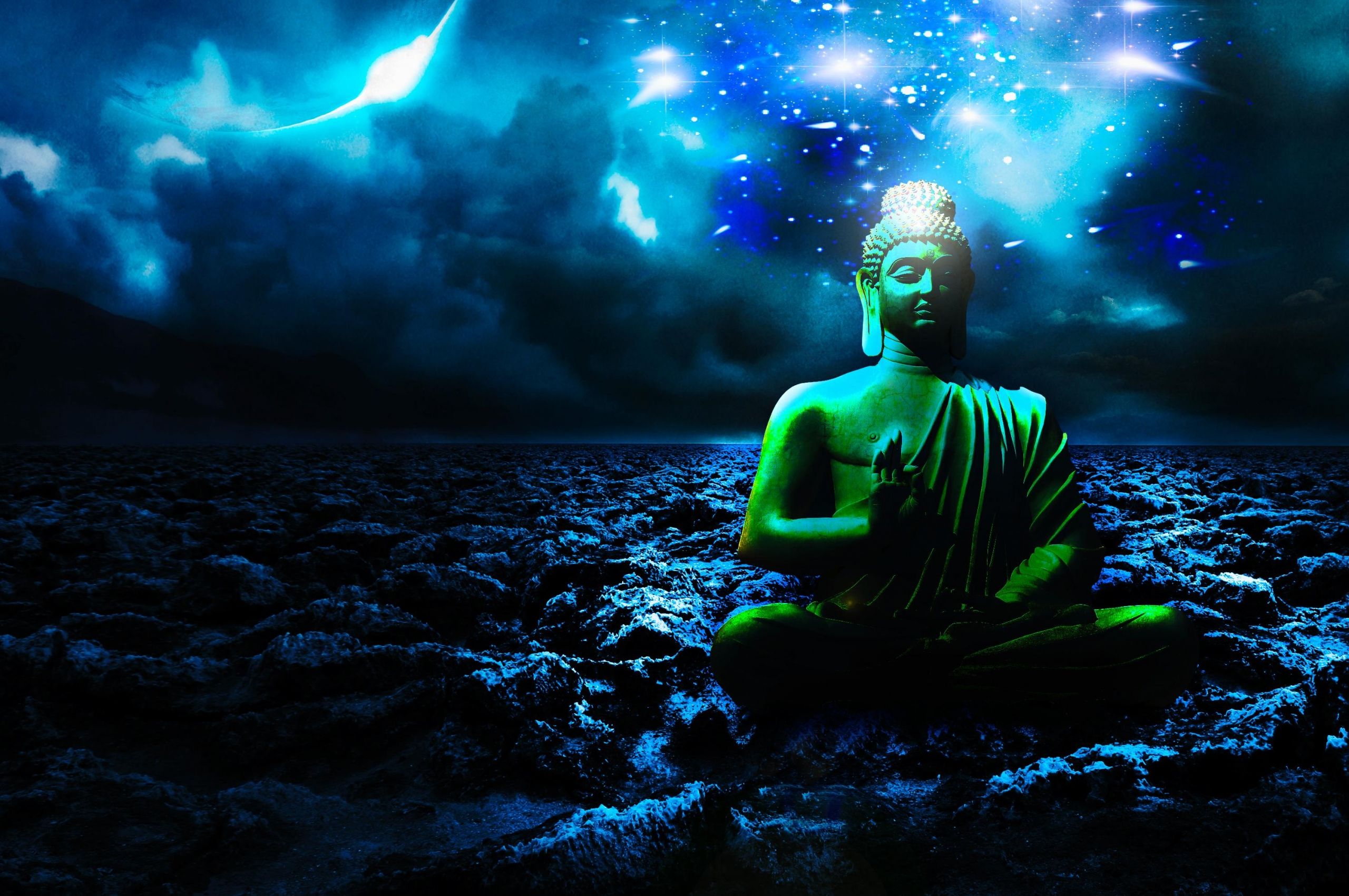 Ảnh Phật 3D và vũ trụ