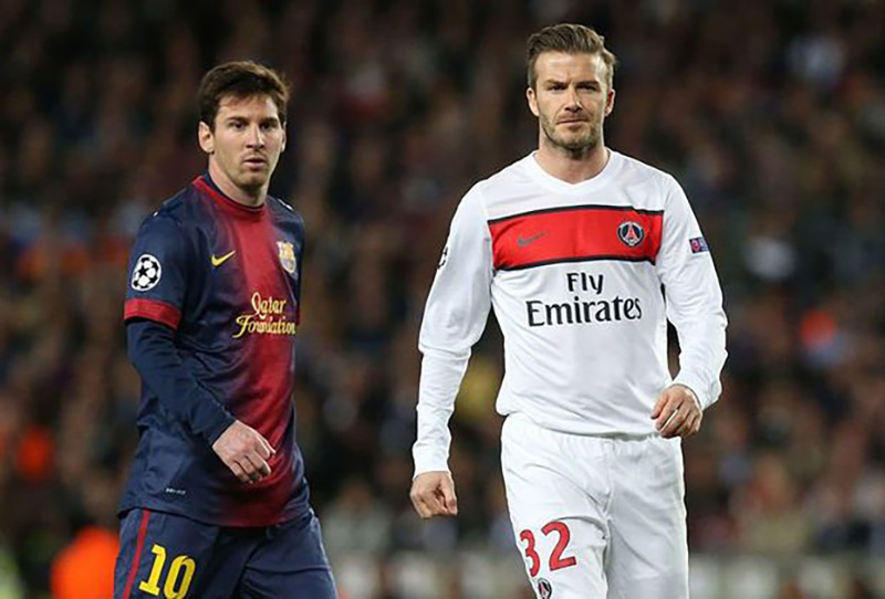 David Beckham và Lionel Messi