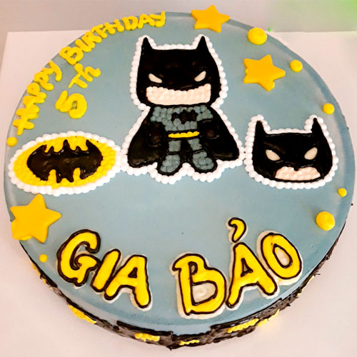 Bánh sinh nhật hình Batman