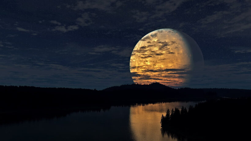 Hình ảnh mặt trăng đêm đẹp