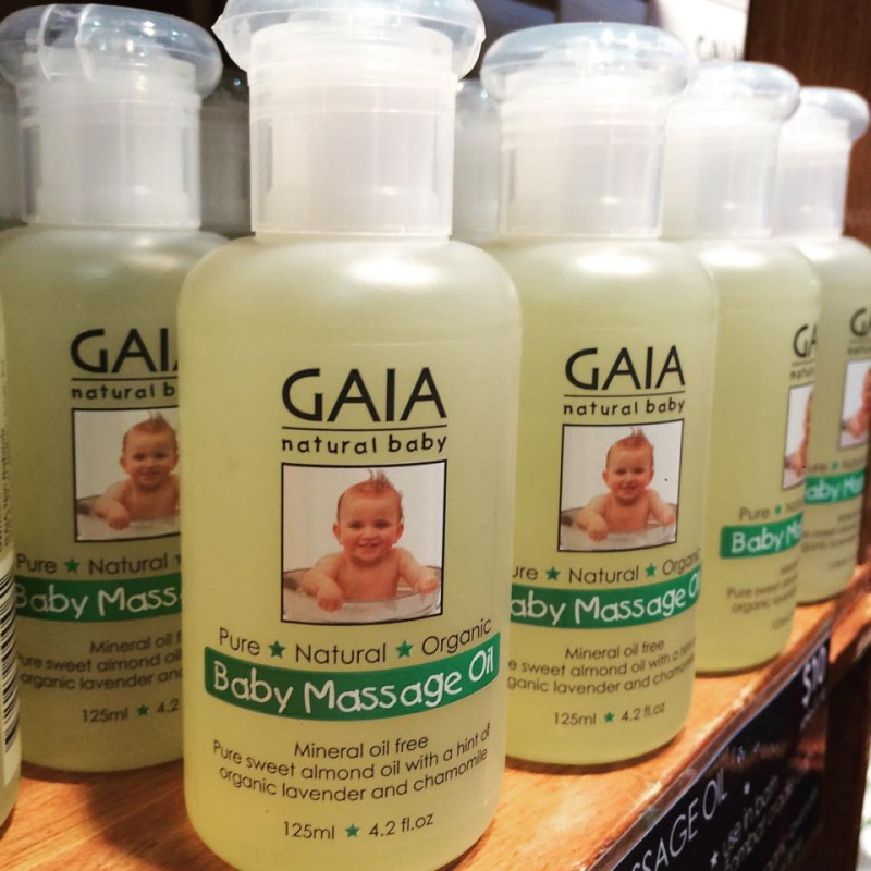 Dầu massage Organic Úc cho bé - Gaia Baby Massage Oil