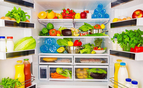 Tủ lạnh chứa quá nhiều đồ bên trong