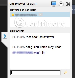 Hướng dẫn cách chat từ xa trên UltraViewer