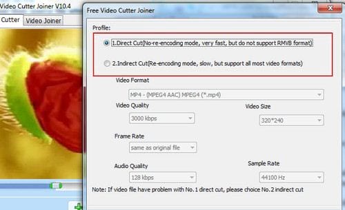 cach dung free video cutter joiner tren pc