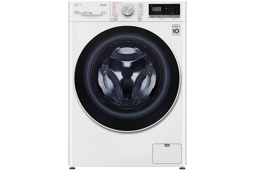 máy giặt sấyMáy giặt sấy thông minh AI LG Inverter 8.5kg FV1408G4W