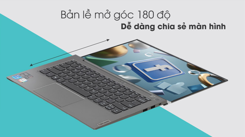 Laptop Lenovo ThinkBook 14s G2 ITL i5 có bản lề gập 180 độ đặc biệt