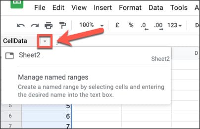 Cách đổi tên Cột hoặc Hàng trong Google Sheets 6