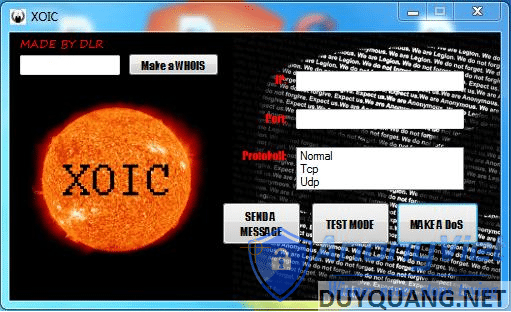 Tool DDOS XOIC 1.3 cũ nhưng cực kỳ nguy hiểm 5
