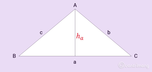 công thức tính tam giác vuông