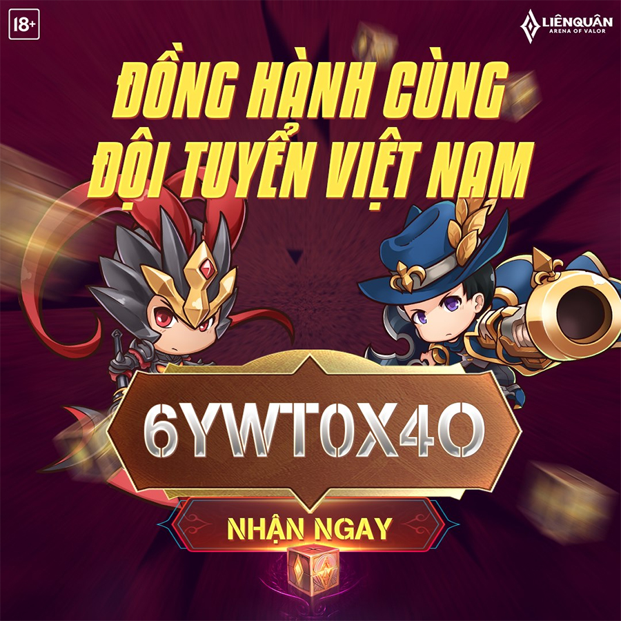 Garena tang Giftcode Lien Quan Mobile nhan dip Viet Nam