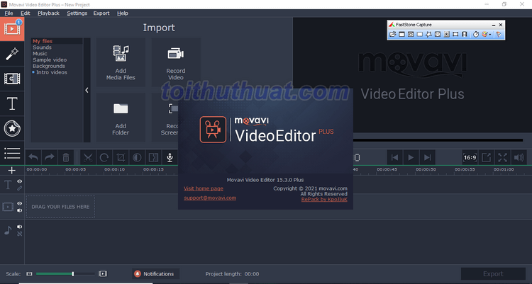 Tải Movavi Video Editor Plus 15 Full Cr@ck Cho Máy Tính