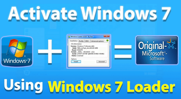 Windows Loader 2 - Hỗ Trợ Activate Windows 7 mới nhất