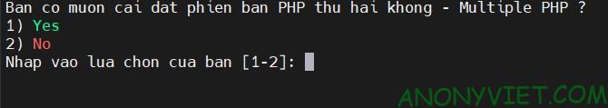 Multiple PHP