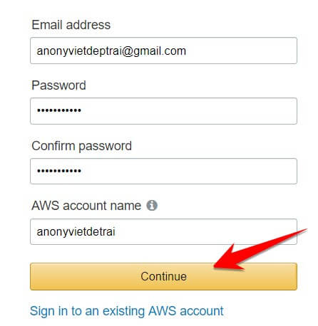 Cách đăng ký VPS Free AWS của Amazon