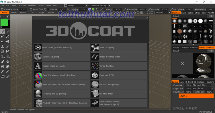 3D Coat 4 - Hỗ trợ tạo mô hình 3D