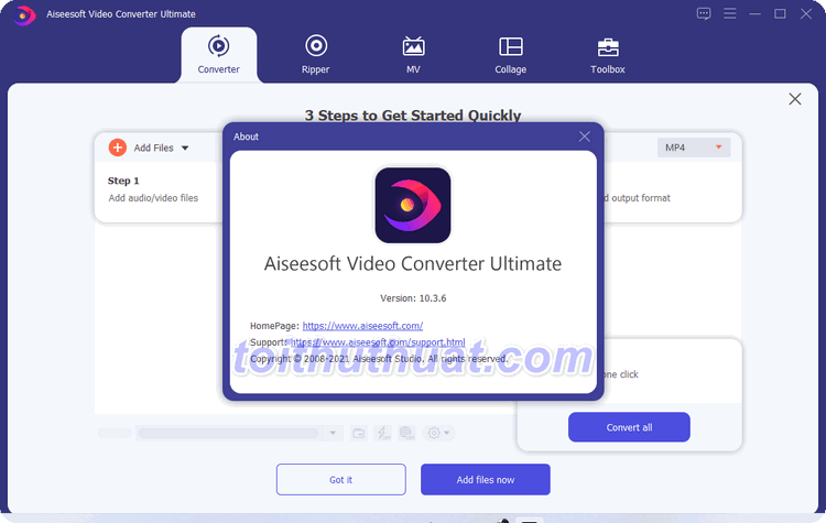 Aiseesoft Video Converter Ultimate 10 - Chuyển đổi video