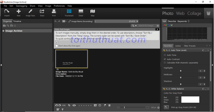 [Download & Cài Đặt] StudioLine Photo Pro 4 - Xử lý và quản lý ảnh
