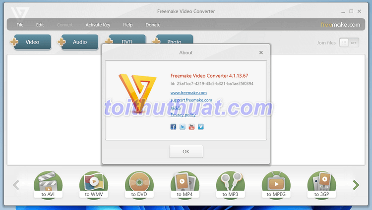 Freemake Video Converter Gold 4 - Chuyển đổi định dạng video