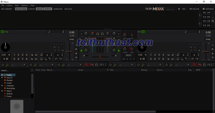 Hướng dẫn tải và cài đặt Mixxx 2 - Phần mềm mix nhạc DJ