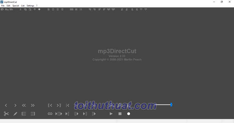 [Download] mp3DirectCut 2 - Ghi & Chỉnh sửa âm thanh
