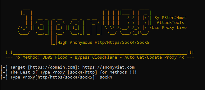 Share Tool DDoS Bypass Cloudflare Japan V3.0 6