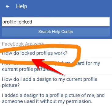 How do locked profiles work?