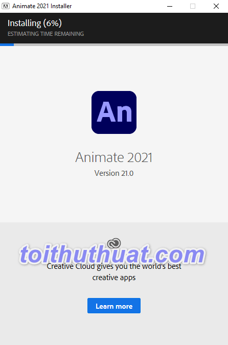 Hướng dẫn cài đặt Adobe Animate CC 2021 Full