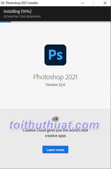 Qúa trình cài đặt Photoshop CC 2021 cực đơn giản