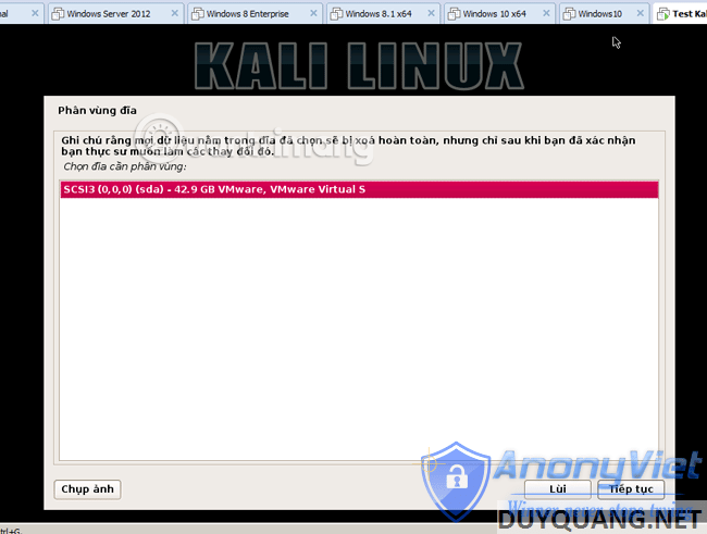 Cài đặt và sử dụng Kali Linux trên VmWare 43