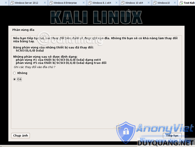Cài đặt và sử dụng Kali Linux trên VmWare 46