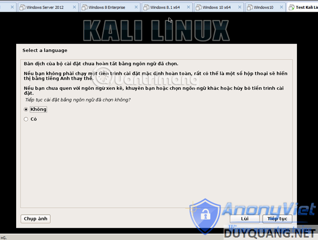 Cài đặt và sử dụng Kali Linux trên VmWare 36