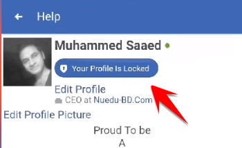  Your Profile Is Locked