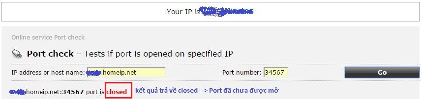 Hướng dẫn cấu hình No-IP, Nat Port ra Internet 31