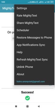 App Notifications Sync