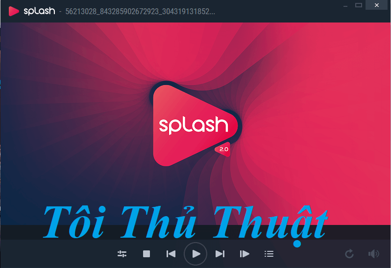 Giao diện khi bạn khởi động Splash Free 2.6 lên