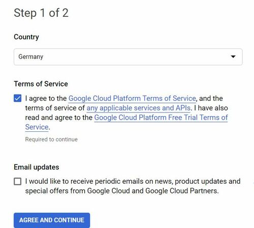 Free Trial của Google Cloud 300$