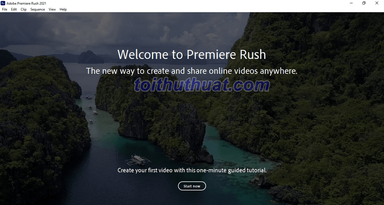 Adobe Premiere Rush 2021 - Chỉnh sửa video