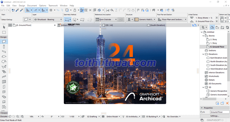ArchiCAD 24 - Thiết kế kiến trúc 3D