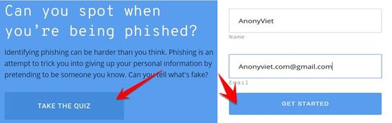 Cách kiểm tra kiến thức Phishing bằng bài Test của Google