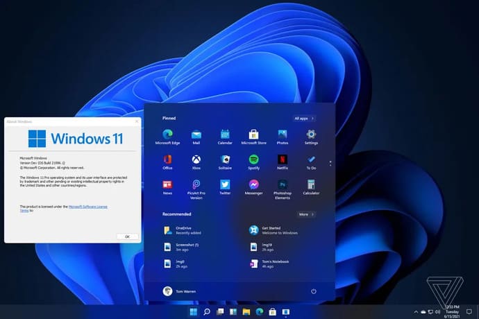 Windows 11 rò rỉ giao diện người dùng mới, Start menu và nhiều thứ khác nữa